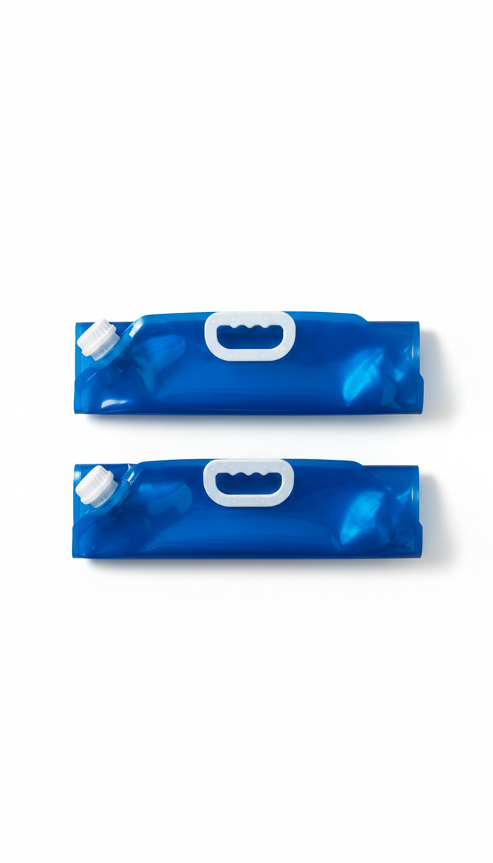2 sammenleggbare vanndunker à 10 liter